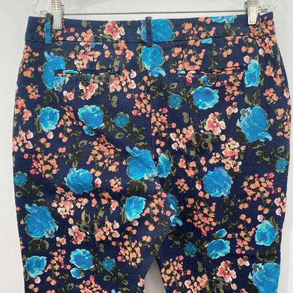 MERONA STRETCH FLORAL PRINT PANTS WOMENS 14 - Picture 5 of 7